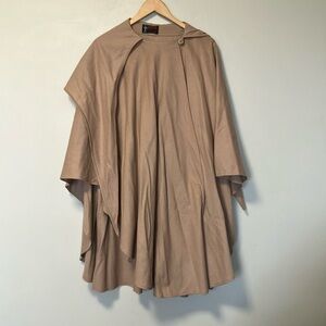 Molina by Jimmy Hourihan made in Ireland wool and cashmere Tan Beige Cape